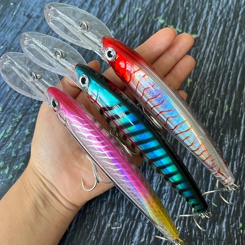 Leurre Souple Minnow Plongeant Pour Traîne 19 Cm
