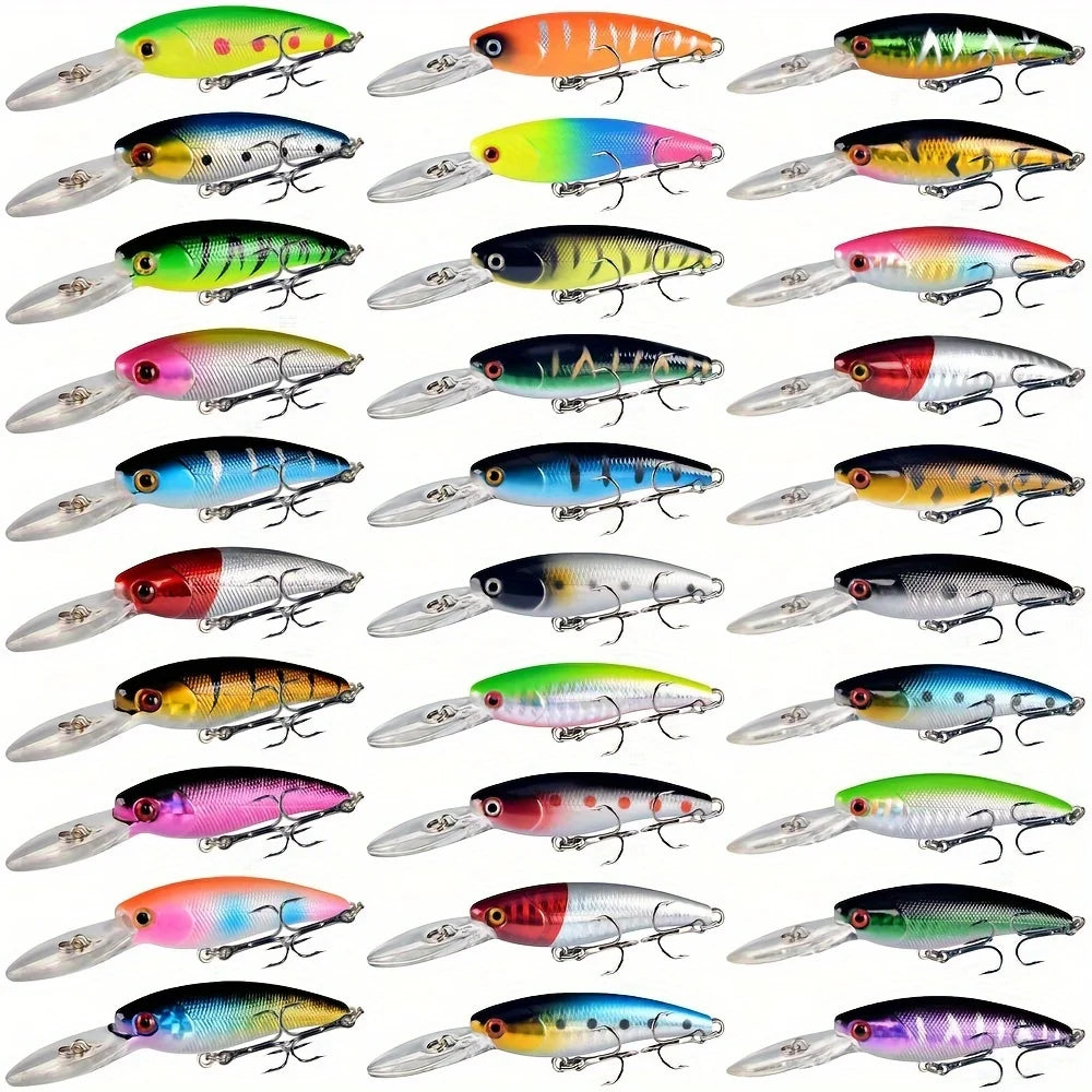Leurre Vairon Flottant en ABS pour Brochet