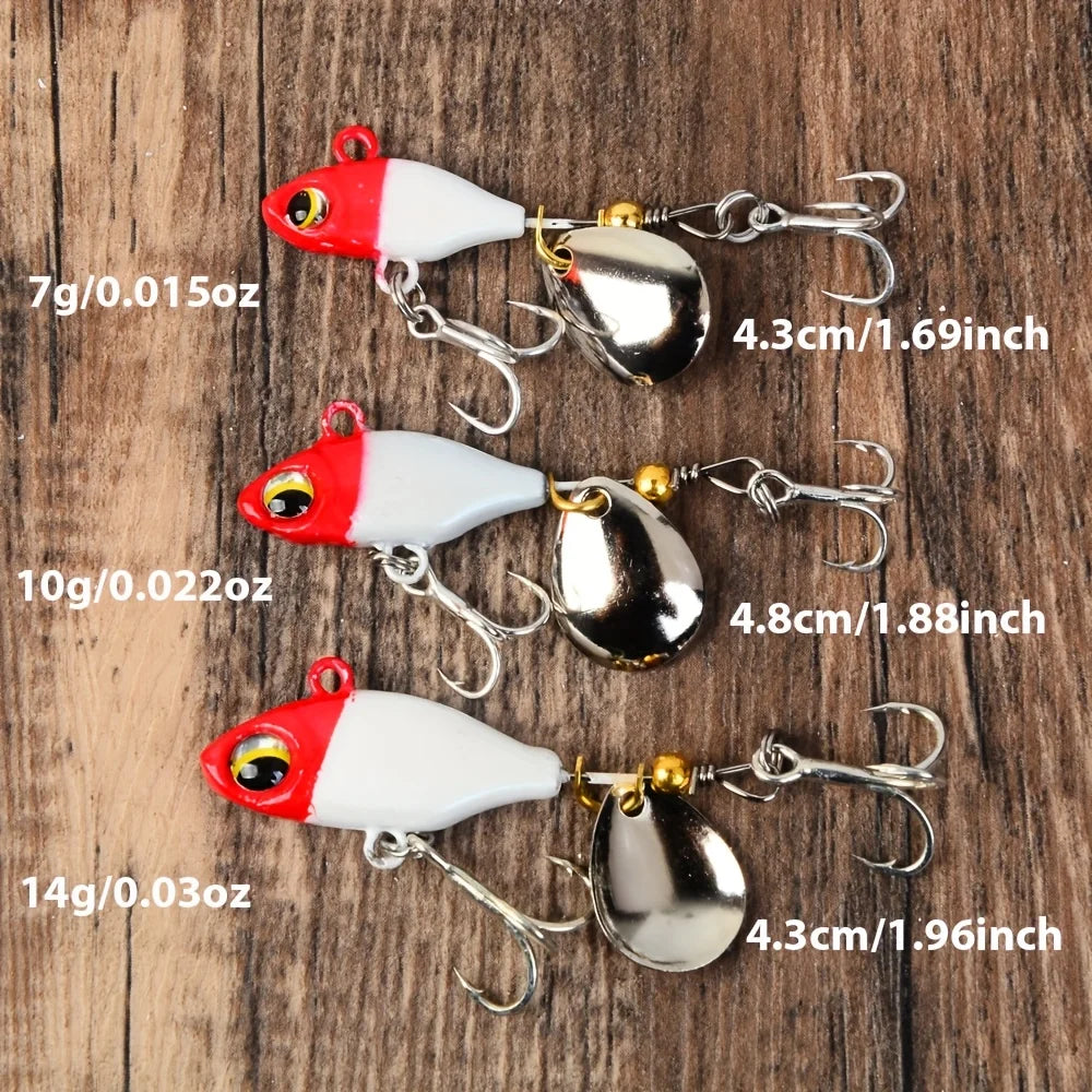 Leurres de Pêche à Vibrations Longues avec Queue en Épingle — photo 6