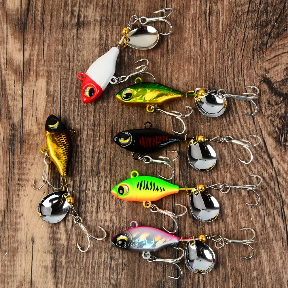 Leurres de Pêche à Vibrations Longues avec Queue en Épingle — illustration 3 Image