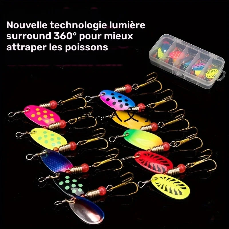 Leurres de Pêche Métal Pailleté pour Truite — photo 6