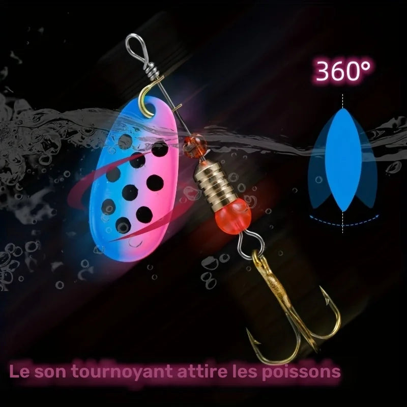 Leurres de Pêche Métal Pailleté pour Truite — photo 10