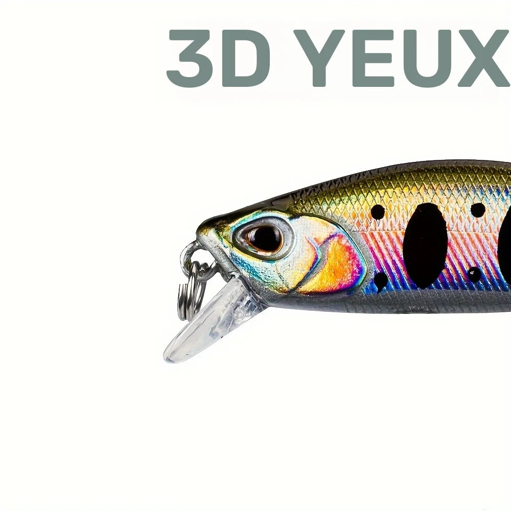 Leurres De Pêche Minnow 5,5 Cm 10 Pièces — photo 10