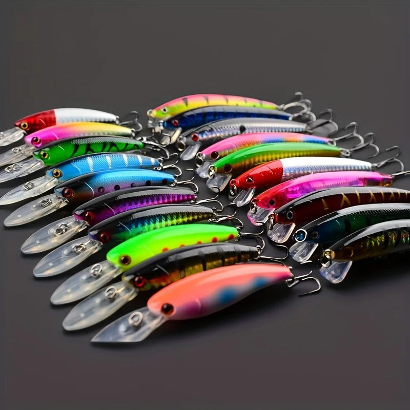 Leurres de Pêche Minnow en Plastique 20 Pièces — photo 3