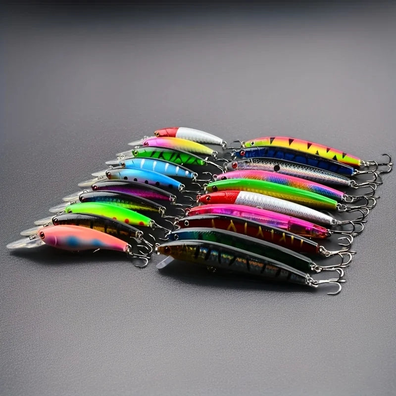 Leurres de Pêche Minnow en Plastique 20 Pièces — photo 5