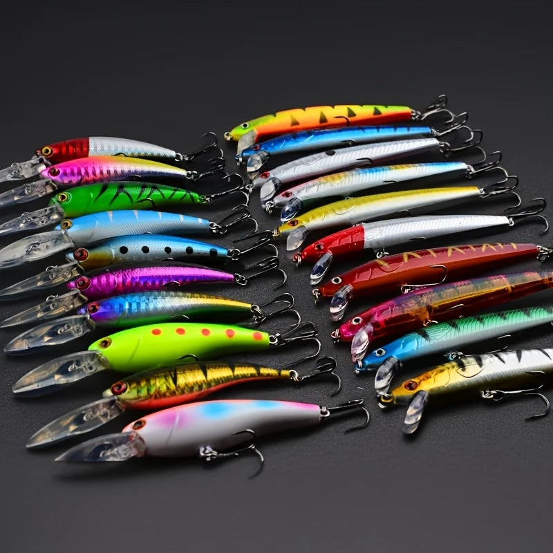 Leurres de Pêche Minnow en Plastique 20 Pièces — photo 7
