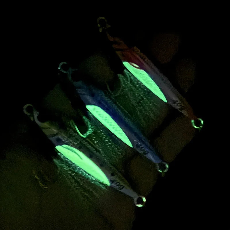 Leurres de Pêche Phosphorescents en Acier Inoxydable — photo 4