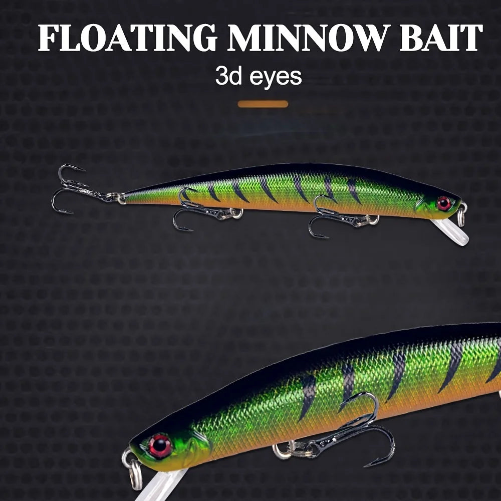 Leurres Minnow Flottants 21 Pièces en ABS — photo 3
