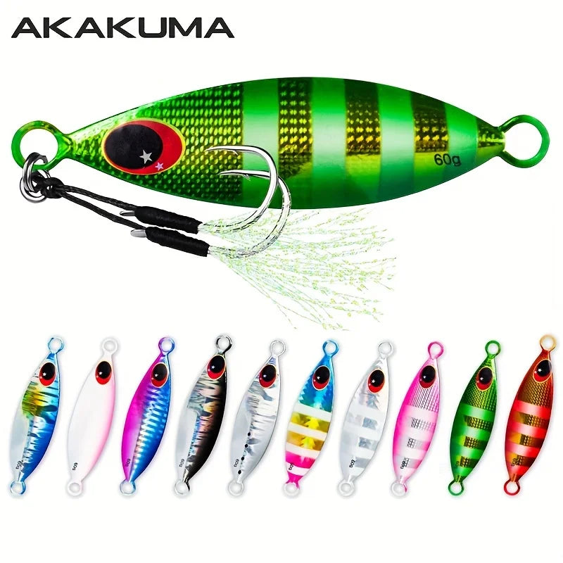 Leurres Phosphorescents Pour Slow Jigging 10 Pièces
