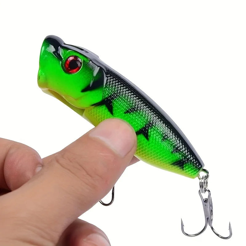 Leurres Popper Topwater 6,5 Cm 12 G Lot De 5 — photo 3