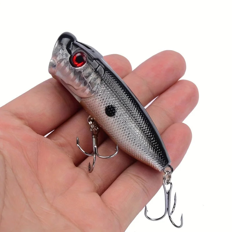 Leurres Popper Topwater 6,5 Cm 12 G Lot De 5 — photo 8