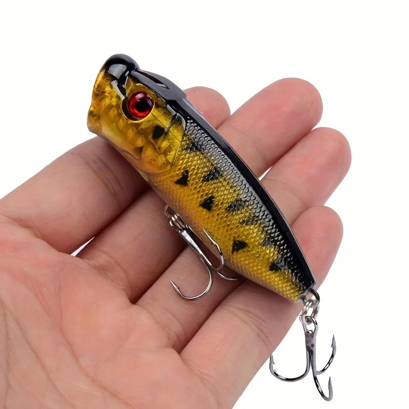 Leurres Popper Topwater 6,5 Cm 12 G Lot De 5 — photo 9