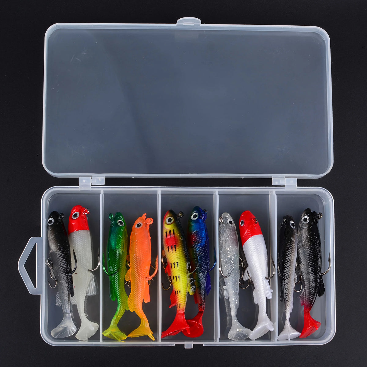 Leurres Souples de Pêche en Silicone 10 Pièces — photo 3