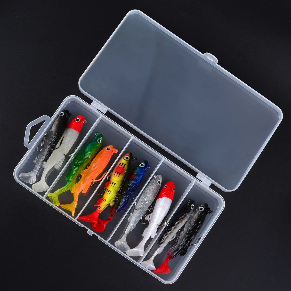 Leurres Souples de Pêche en Silicone 10 Pièces — photo 4