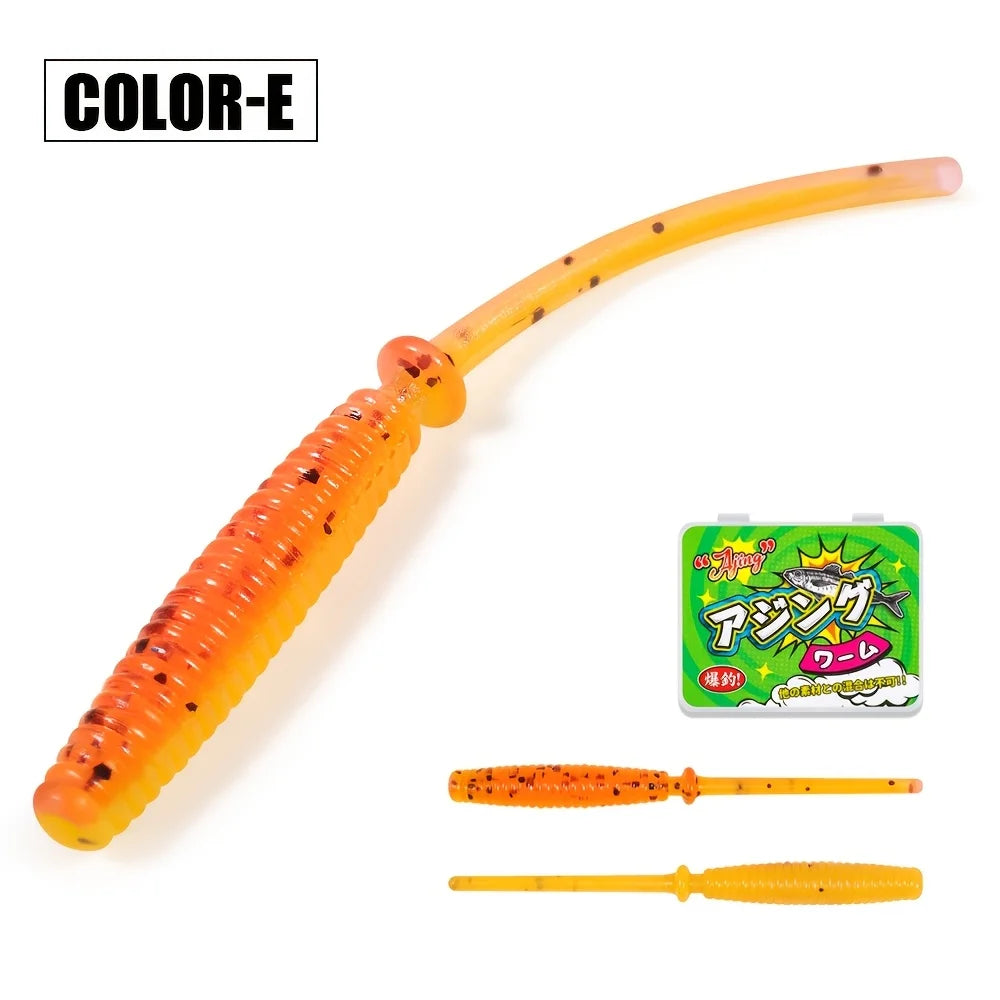 Leurres Souples Flottants Micro Finesse 4,3 Cm — Orange Points Noirs, photo 11