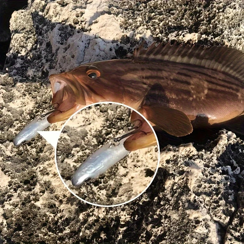 Leurres Souples Multi-Espèces avec Hameçons Aiguisés — photo 4