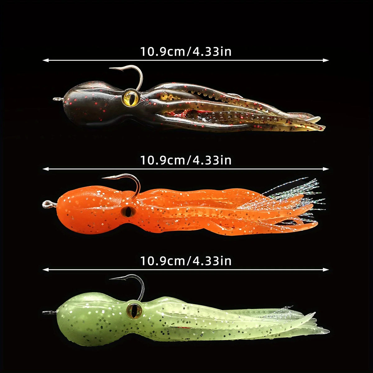 Leurres Souples Octopus pour Pêche en Fond — photo 3
