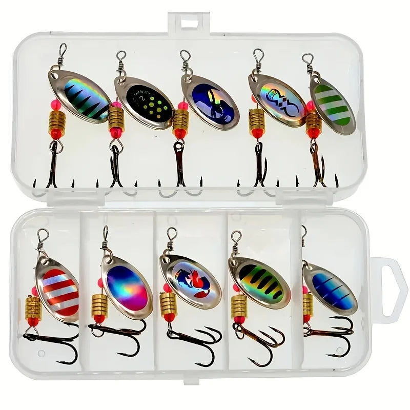Leurres Spinner avec Boîte de Rangement