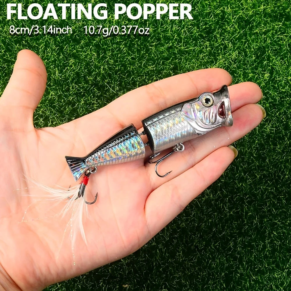 Leurres Surface Popper Multicolores pour Pêche — photo 2