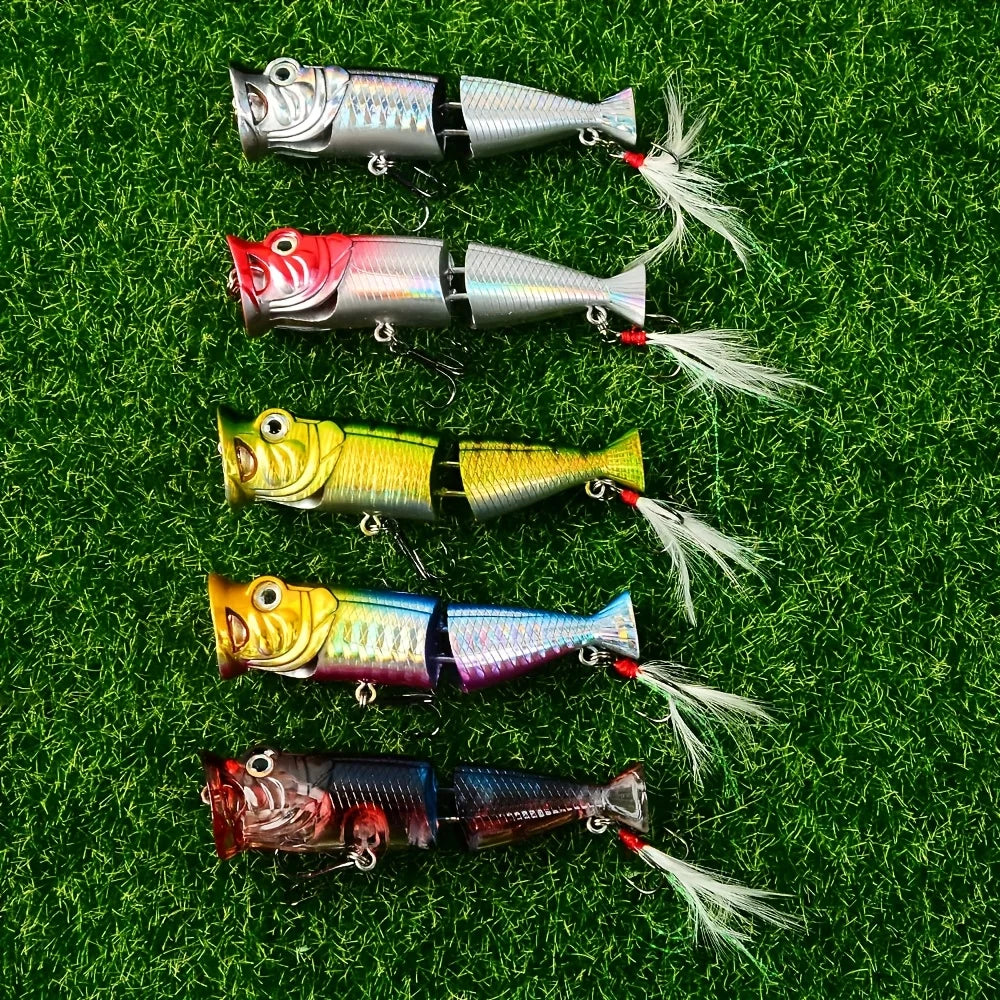 Leurres Surface Popper Multicolores pour Pêche — photo 6
