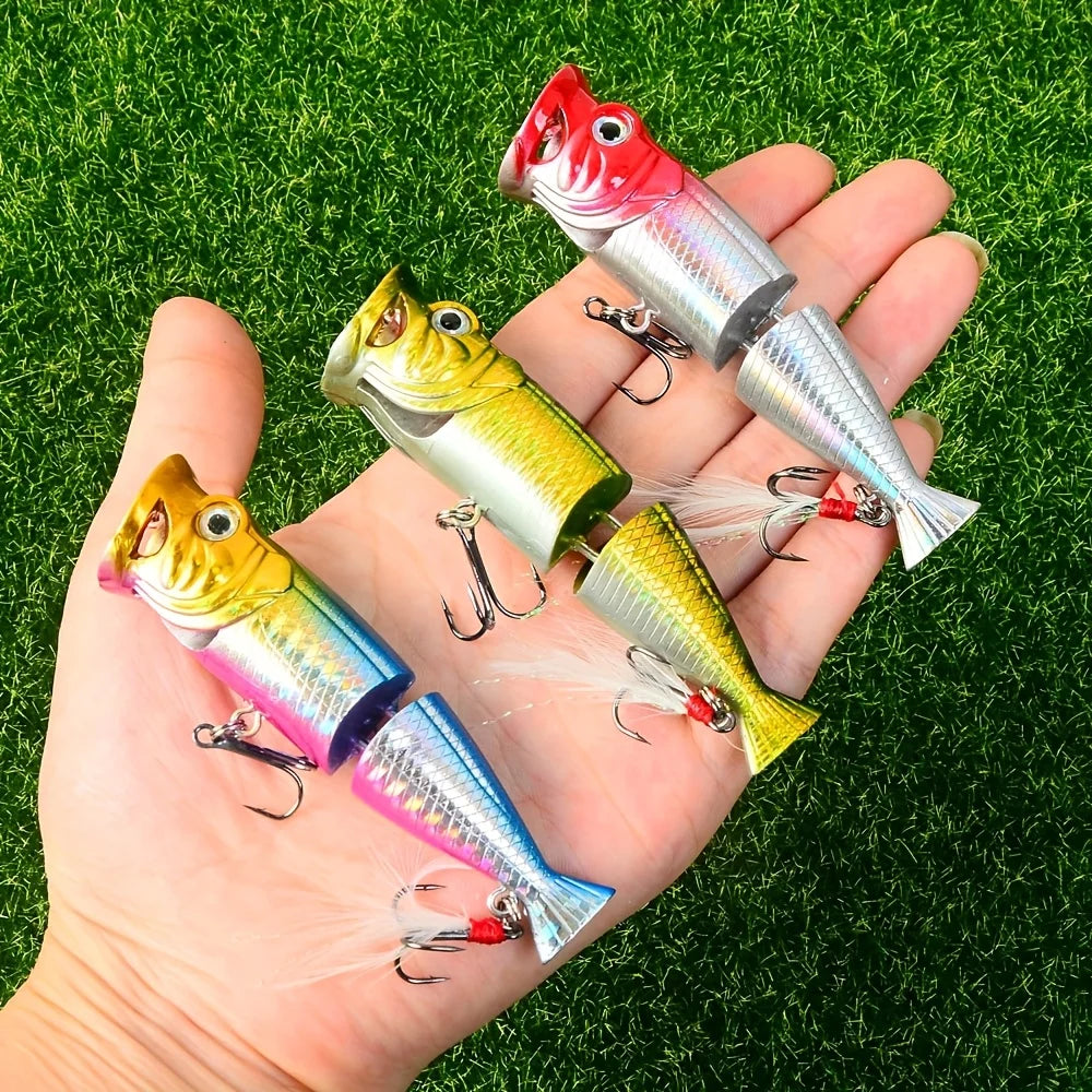 Leurres Surface Popper Multicolores pour Pêche — photo 7