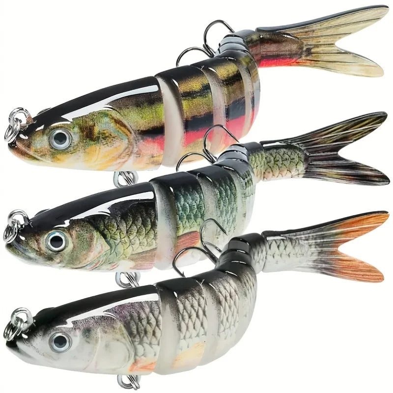 Leurres Swimbait Multi-Sections 13,5 cm x3