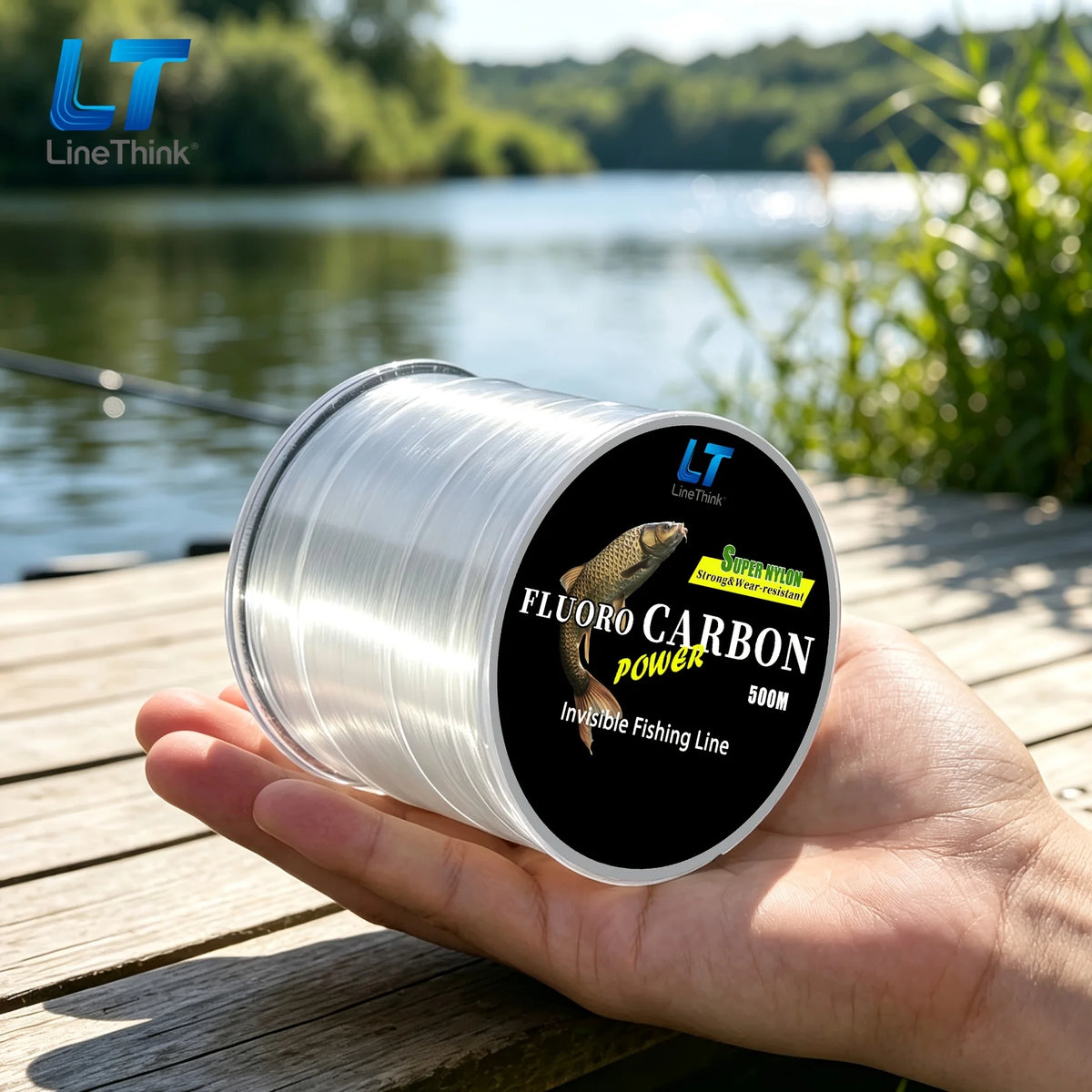 Ligne De Pêche En Nylon Transparent 500 M
