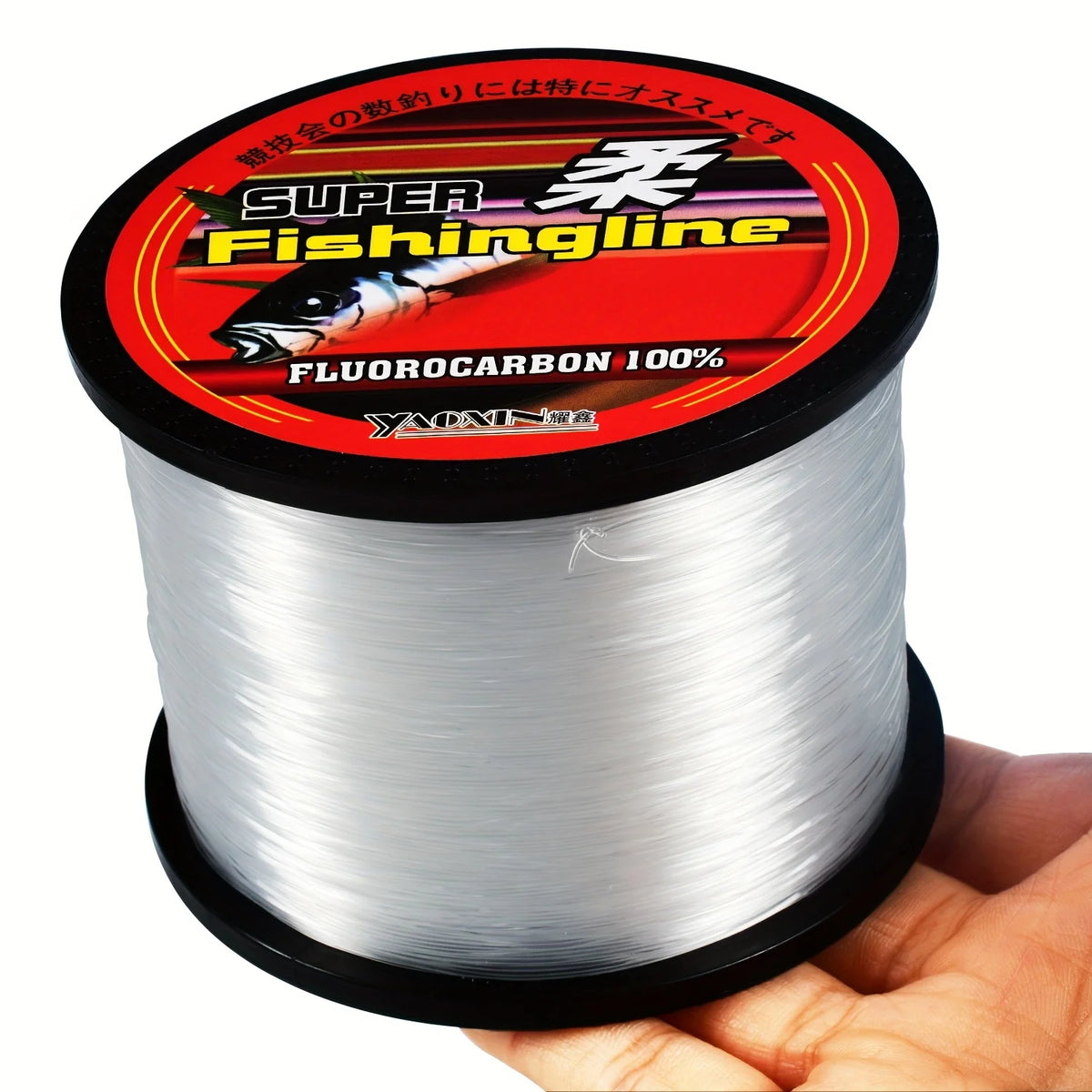 Ligne de Pêche en Nylon Transparent Faible Élasticité