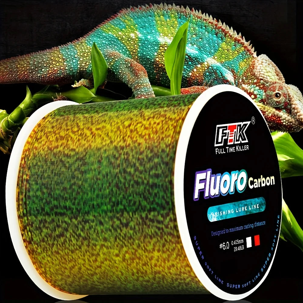 Ligne De Pêche Fluorocarbone Tachetée Super Résistante