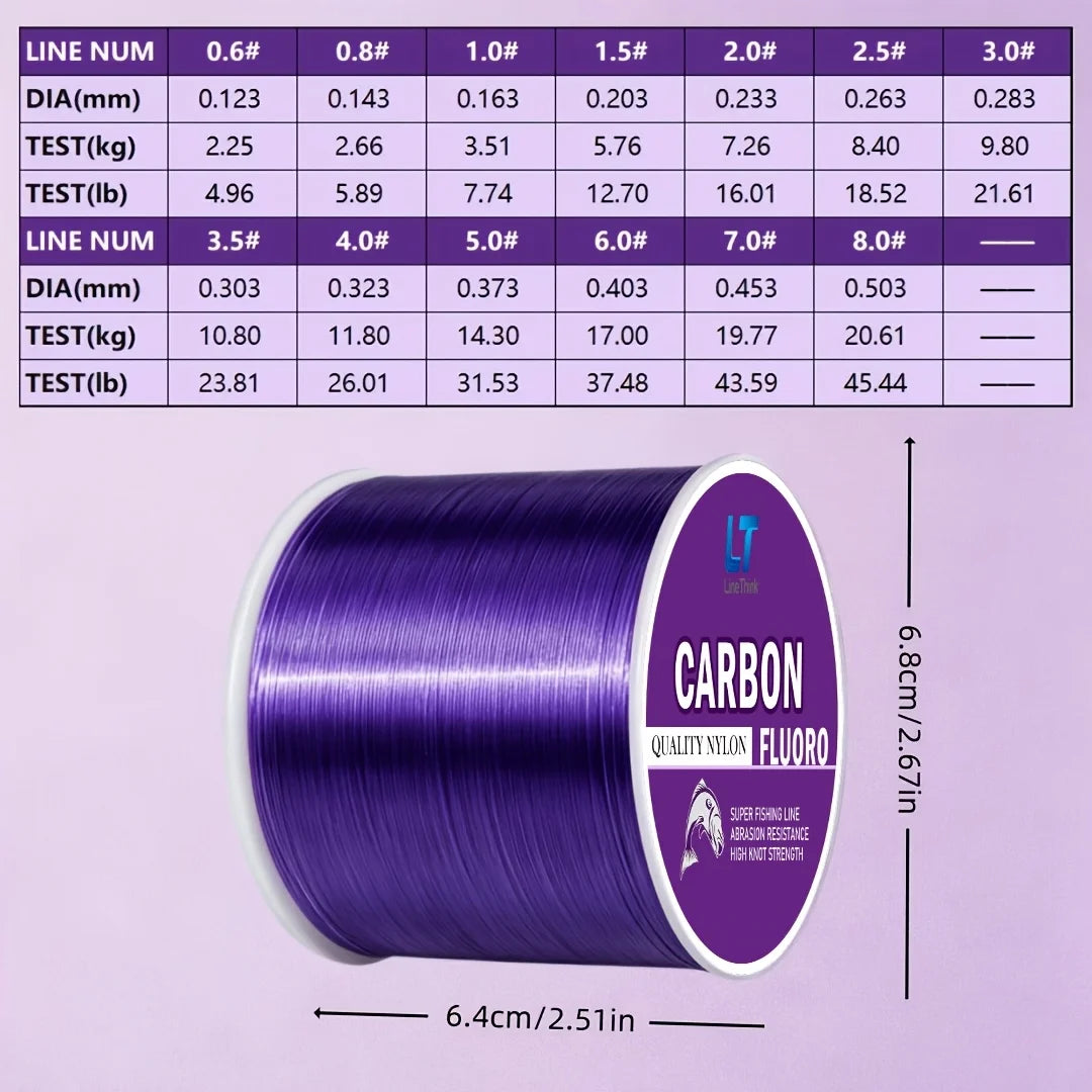 Ligne de Pêche Monofilament Nylon Violet 500 m — photo 5