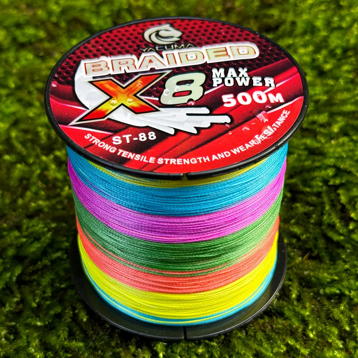 Ligne De Pêche Multicolore 8 Brins PE