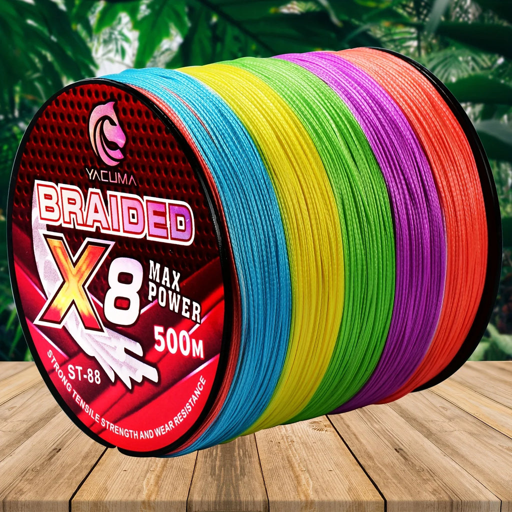 Ligne De Pêche Multicolore 8 Brins PE — photo 2