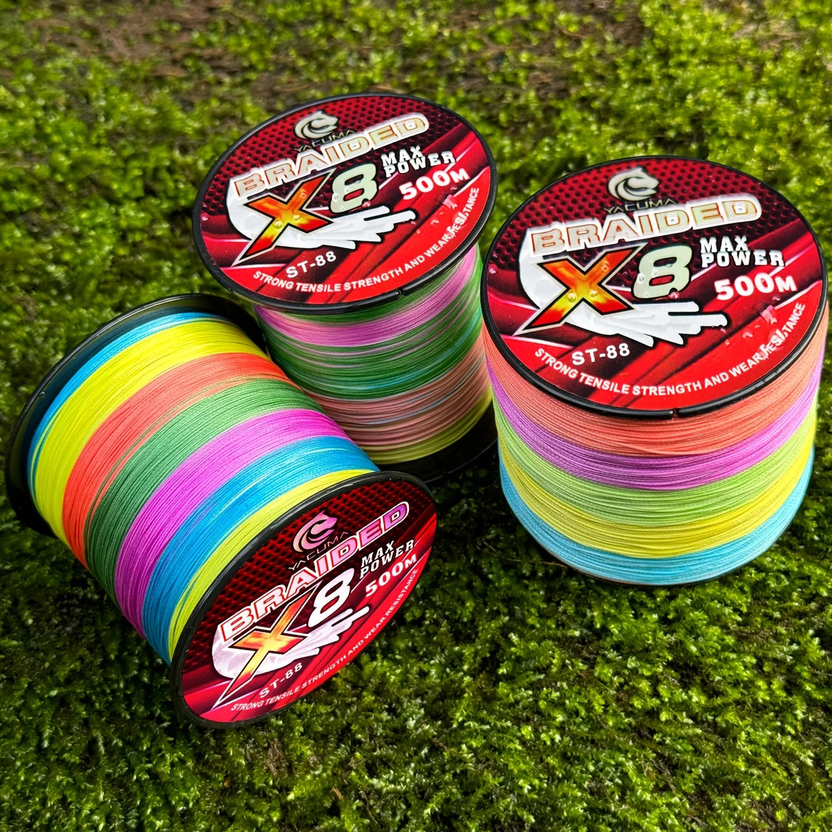 Ligne De Pêche Multicolore 8 Brins PE — photo 6