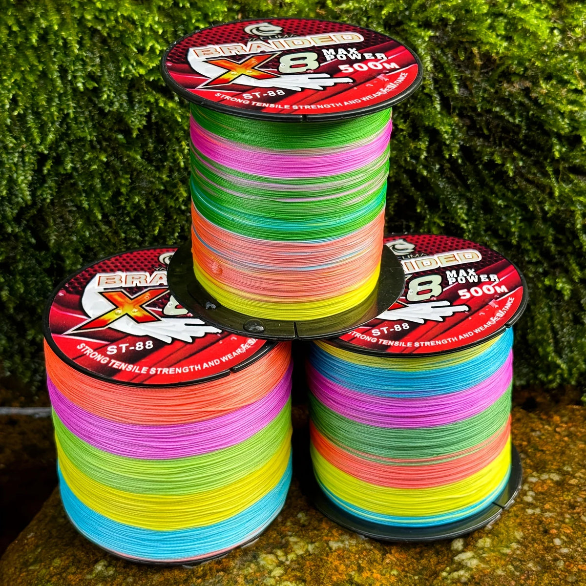 Ligne De Pêche Multicolore 8 Brins PE — photo 9