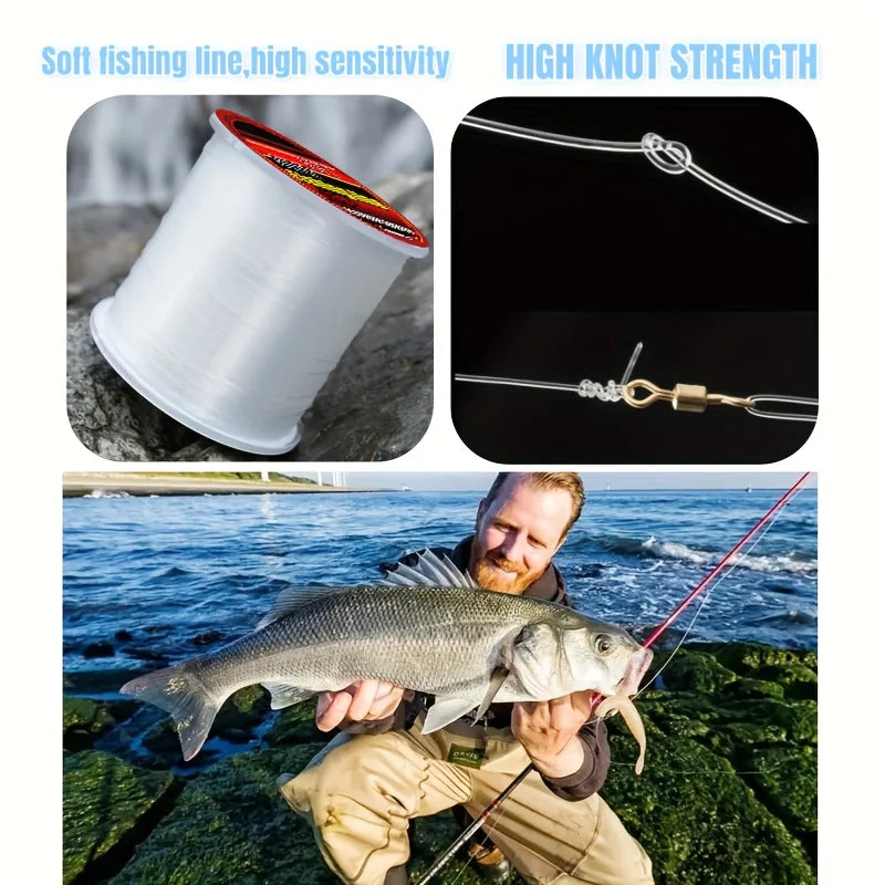 Ligne de Pêche Nylon Transparente Résistante — photo 2
