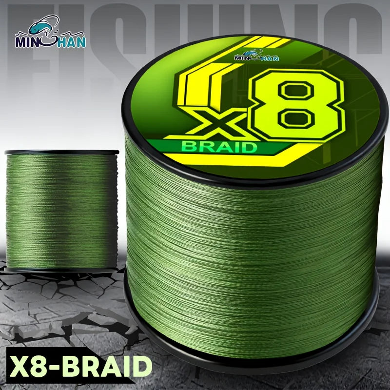 Ligne De Pêche PE X8 Ultra-Résistante