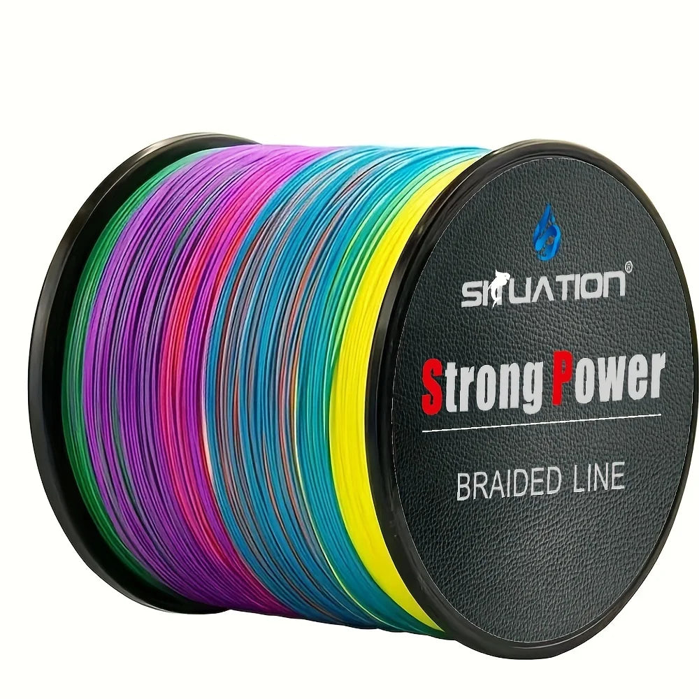 Ligne De Pêche Tressée PE Anti-Abrasion — Coloré 300 m 0,12 mm 5,44 kg