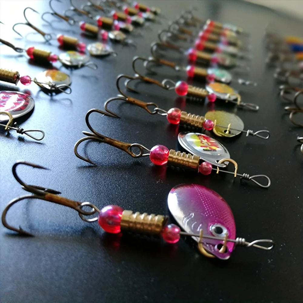 Lot Aléatoire De 30 Leurres De Pêche Scintillants — photo 5