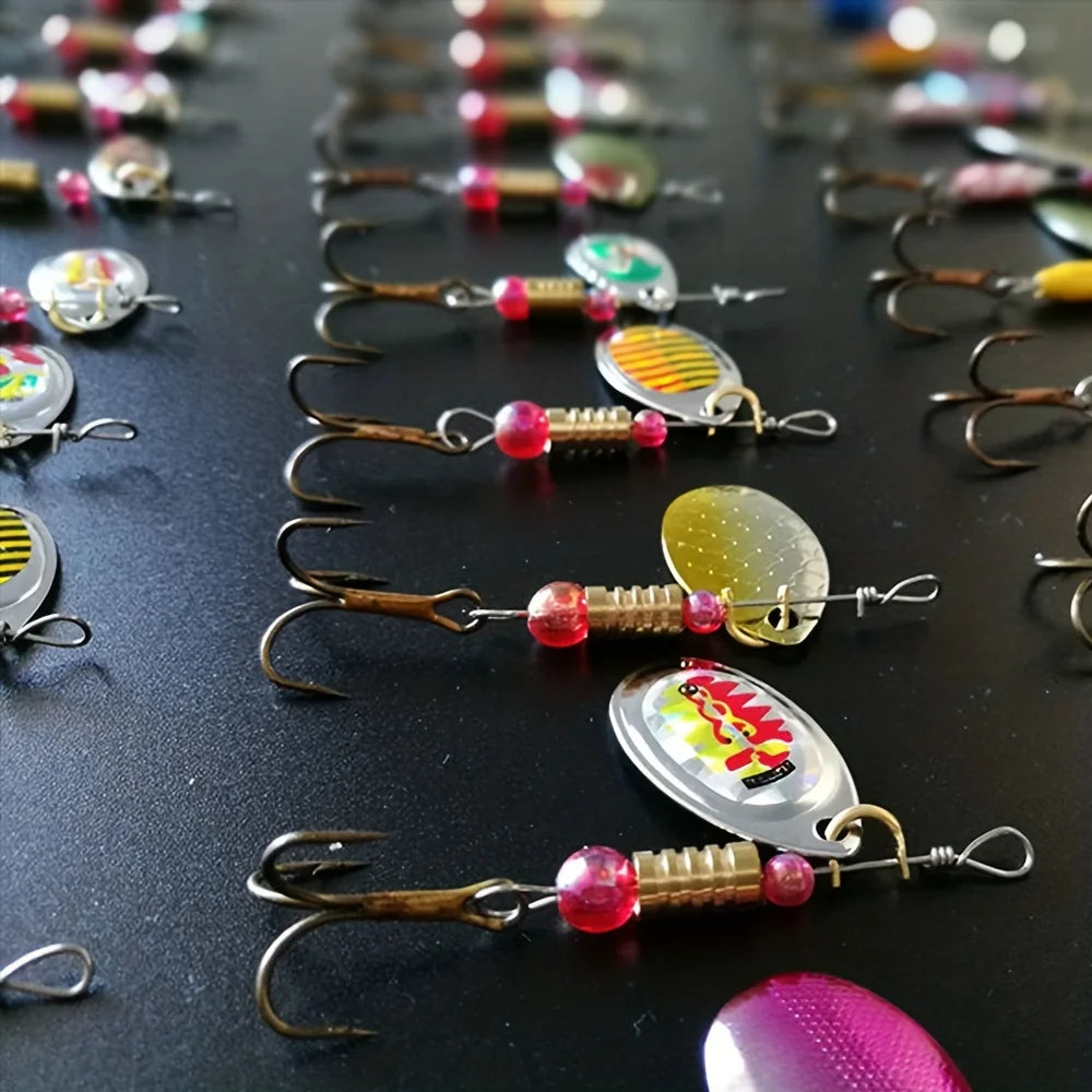 Lot Aléatoire De 30 Leurres De Pêche Scintillants — photo 6