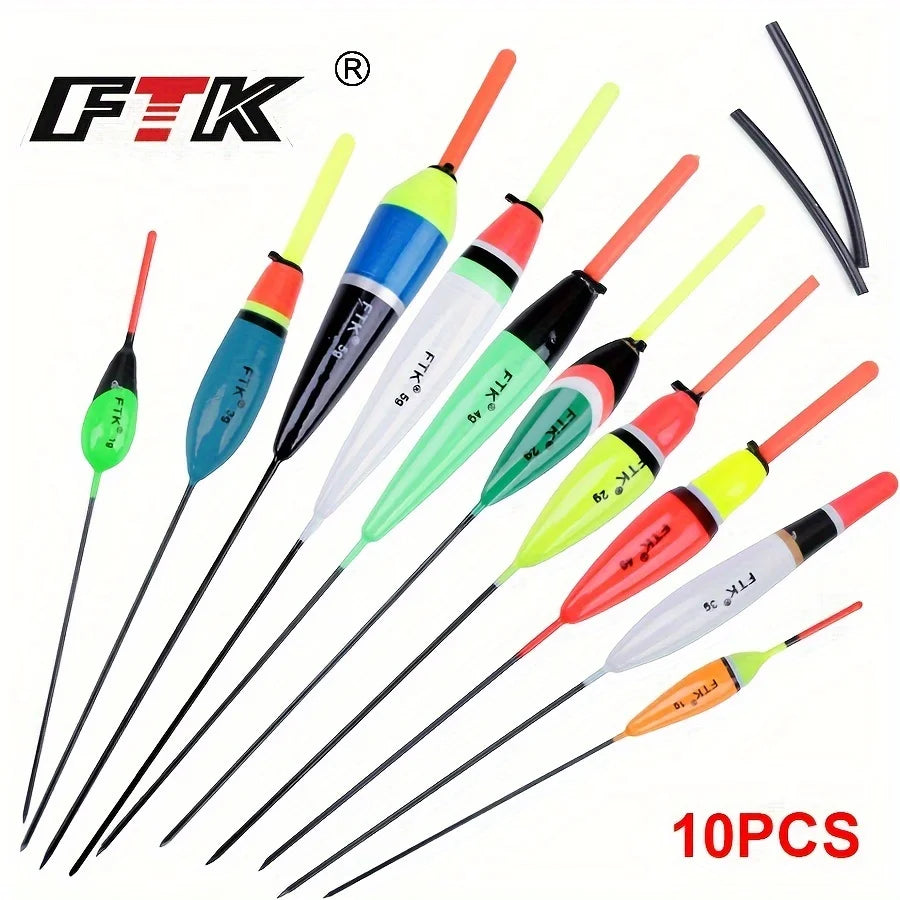 Lot De 10 Bouées De Pêche À La Carpe Multicolores