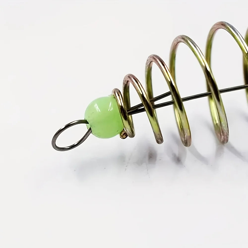 Lot De 10 Cages À Ressort Porte-Appâts En Acier Inoxydable — illustration 2 Image