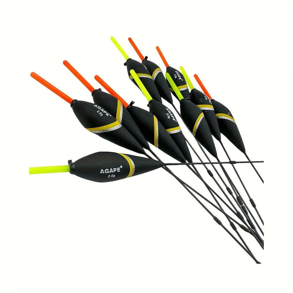 Lot De 10 Flotteurs De Pêche À La Carpe En Bois De Balsa — photo 6