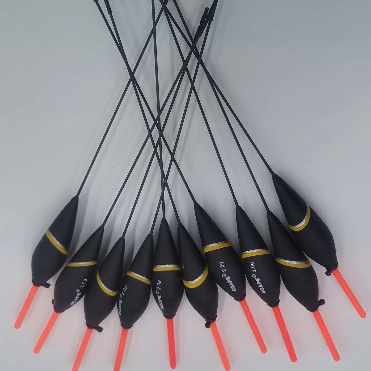 Lot De 10 Flotteurs De Pêche À La Carpe En Bois De Balsa — 2,0 g 10 Pièces, photo 11