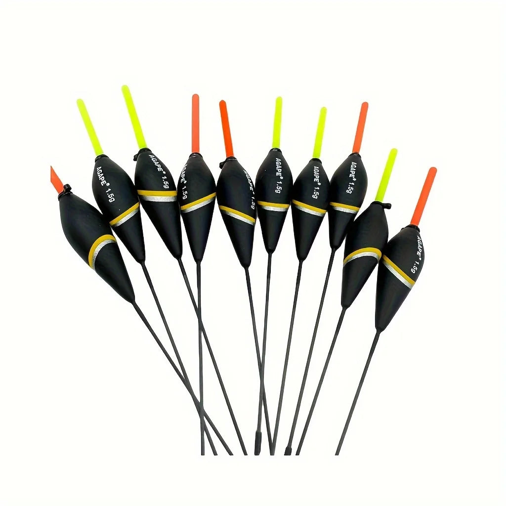 Lot De 10 Flotteurs De Pêche À La Carpe En Bois De Balsa — illustration 3 Image