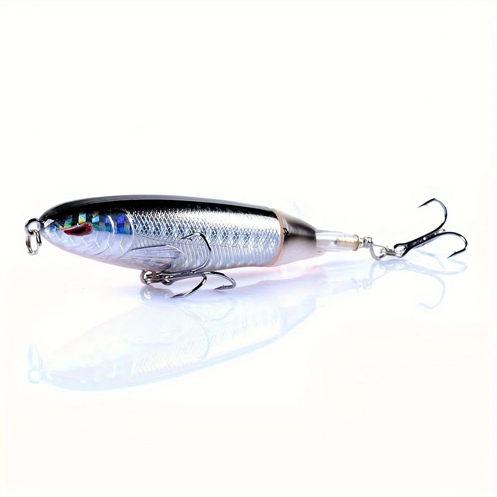 Lot De 10 Leurres De Pêche Popper À Queue Rotative — photo 9