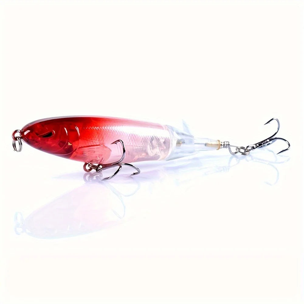 Lot De 10 Leurres De Pêche Popper À Queue Rotative — photo 10
