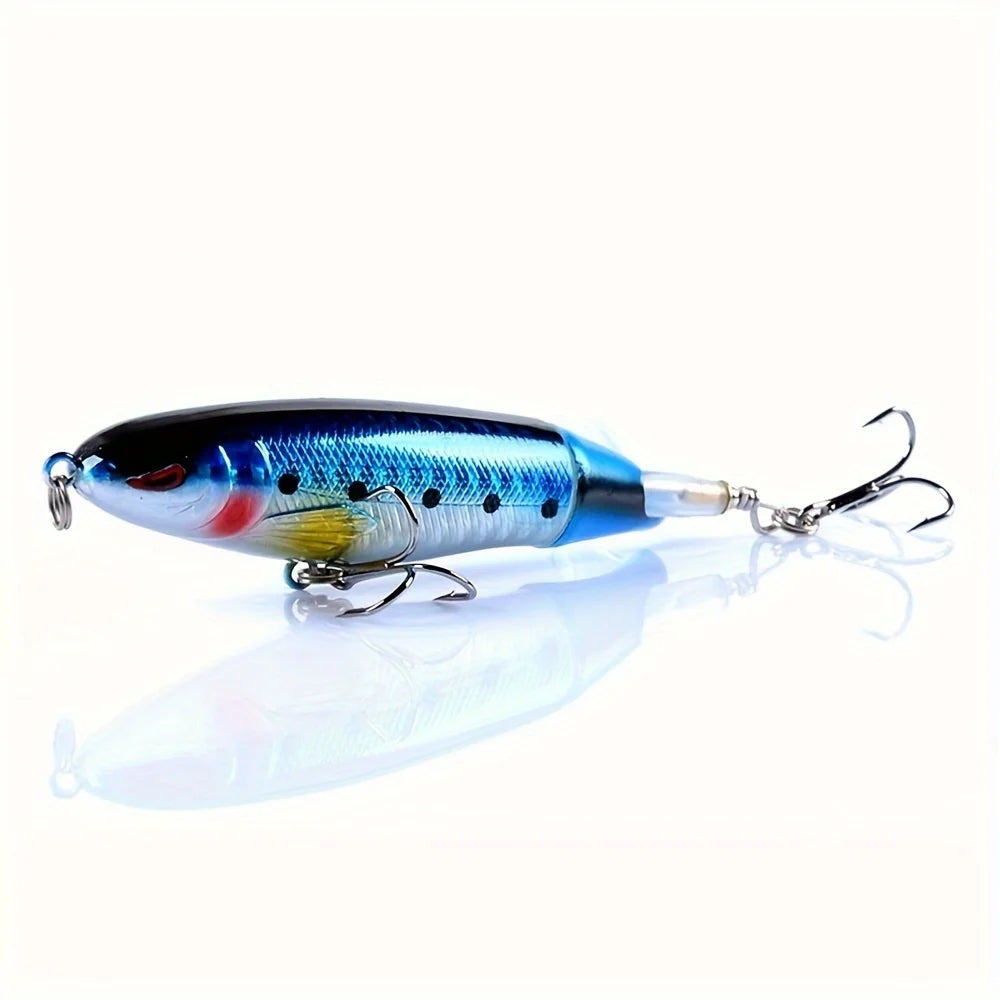 Lot De 10 Leurres De Pêche Popper À Queue Rotative — photo 16
