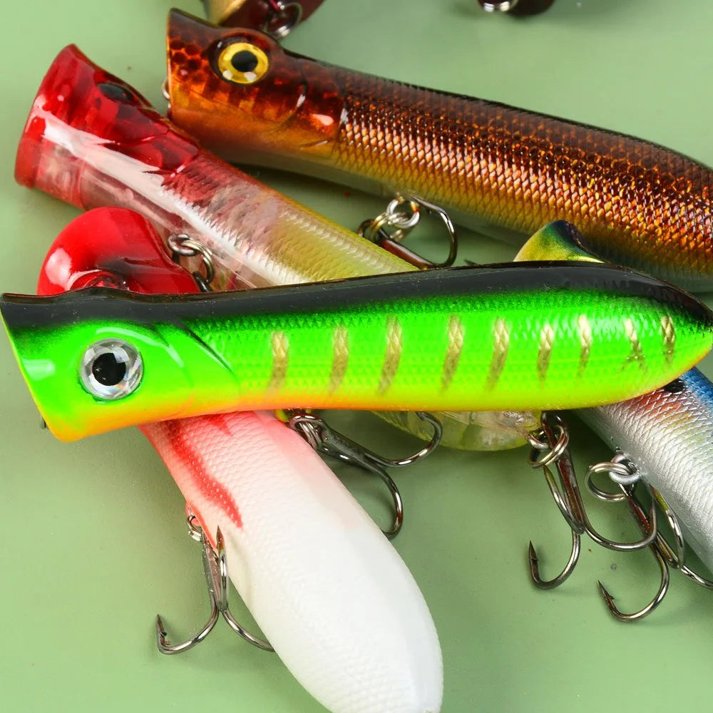 Lot De 10 Leurres Flottants Ondulés Pour Bass — photo 4