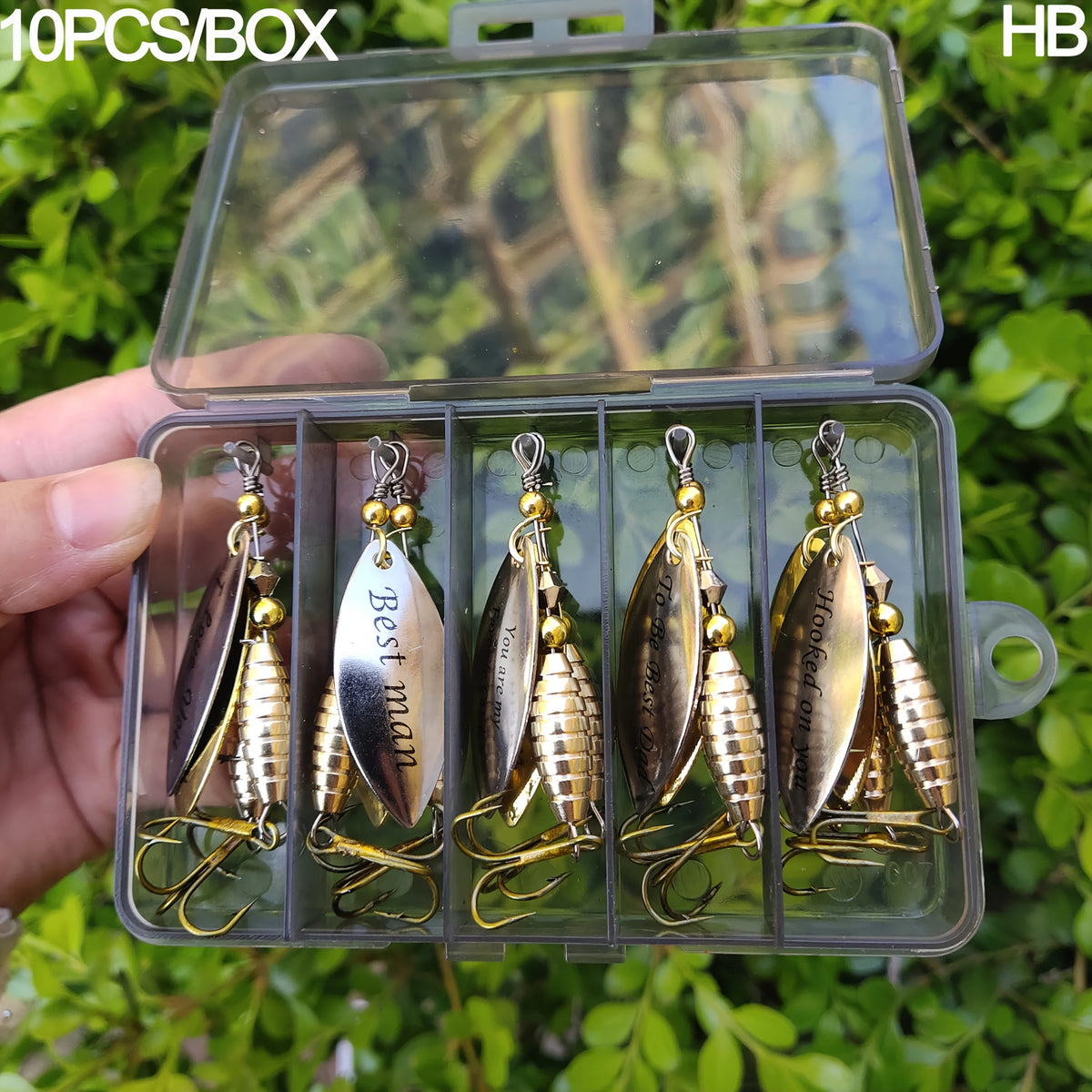 Lot De 10 Leurres Rotatifs En Fer — photo 5