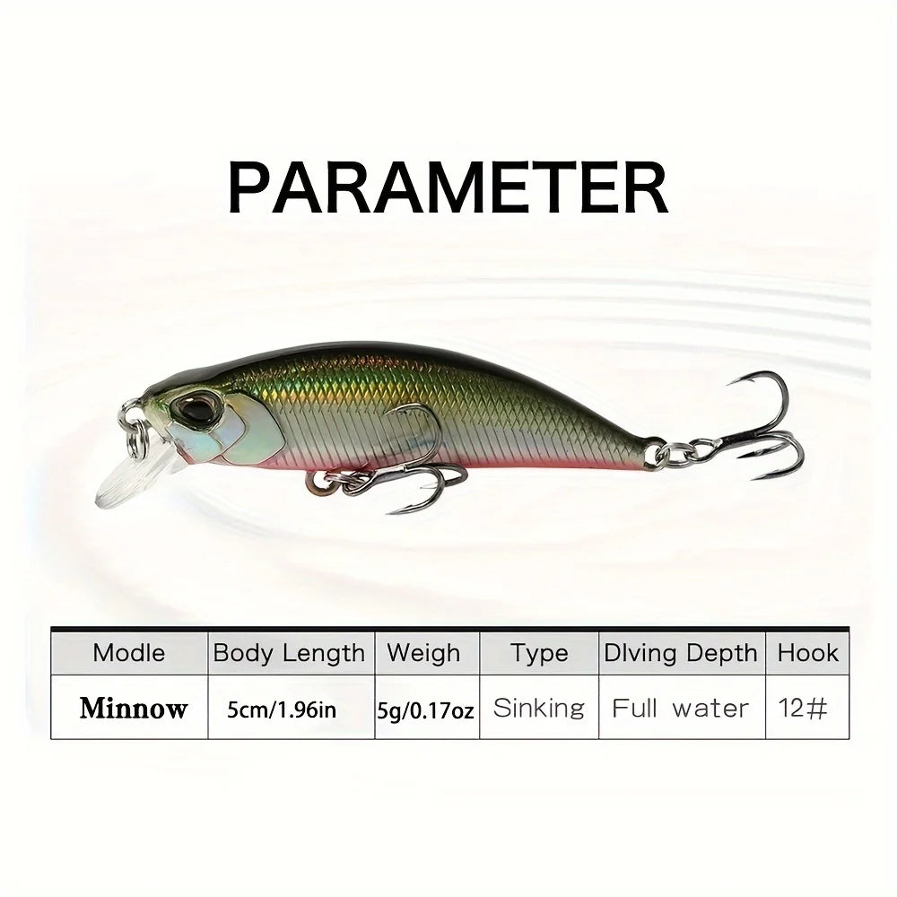Lot De 15 Leurres Mini Minnow Coulants Pour Pêche — photo 6